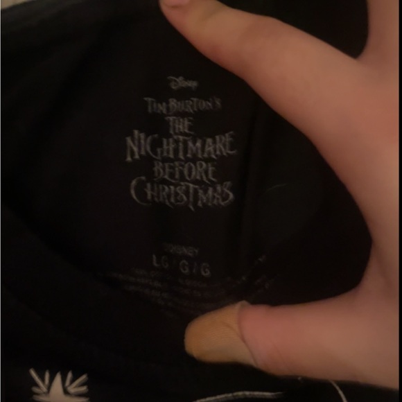 Nightmare Before Christmas Jack Skellington T Shirt Size L Barely Worn - Picture 2 of 2